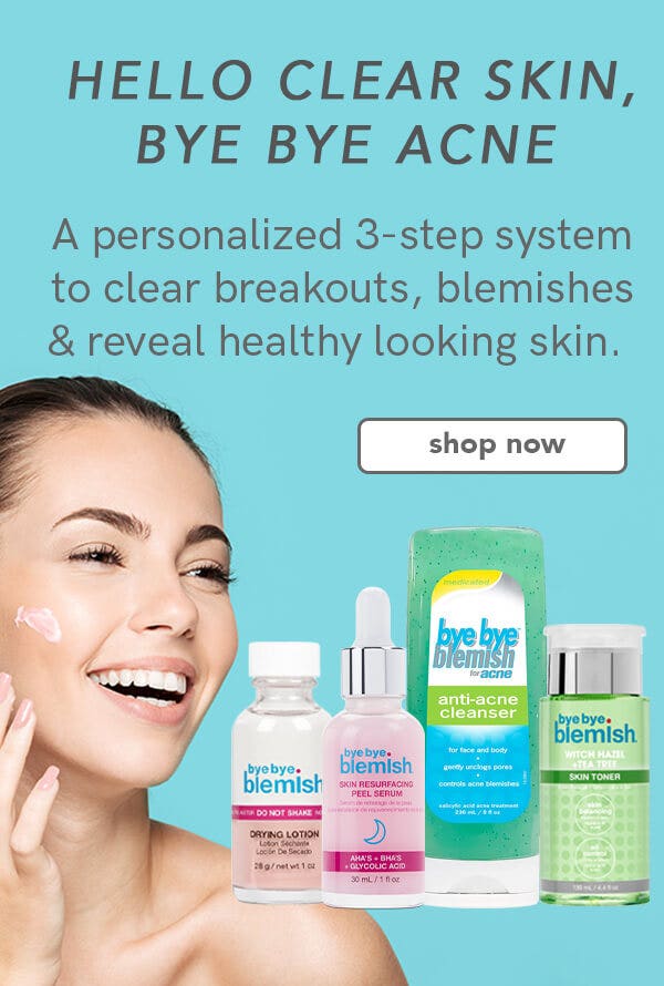 Bye Bye Blemish Brand - Hello Clear Skin Value Set for Acne Prone & Sensitive Skin Regimen Bundle